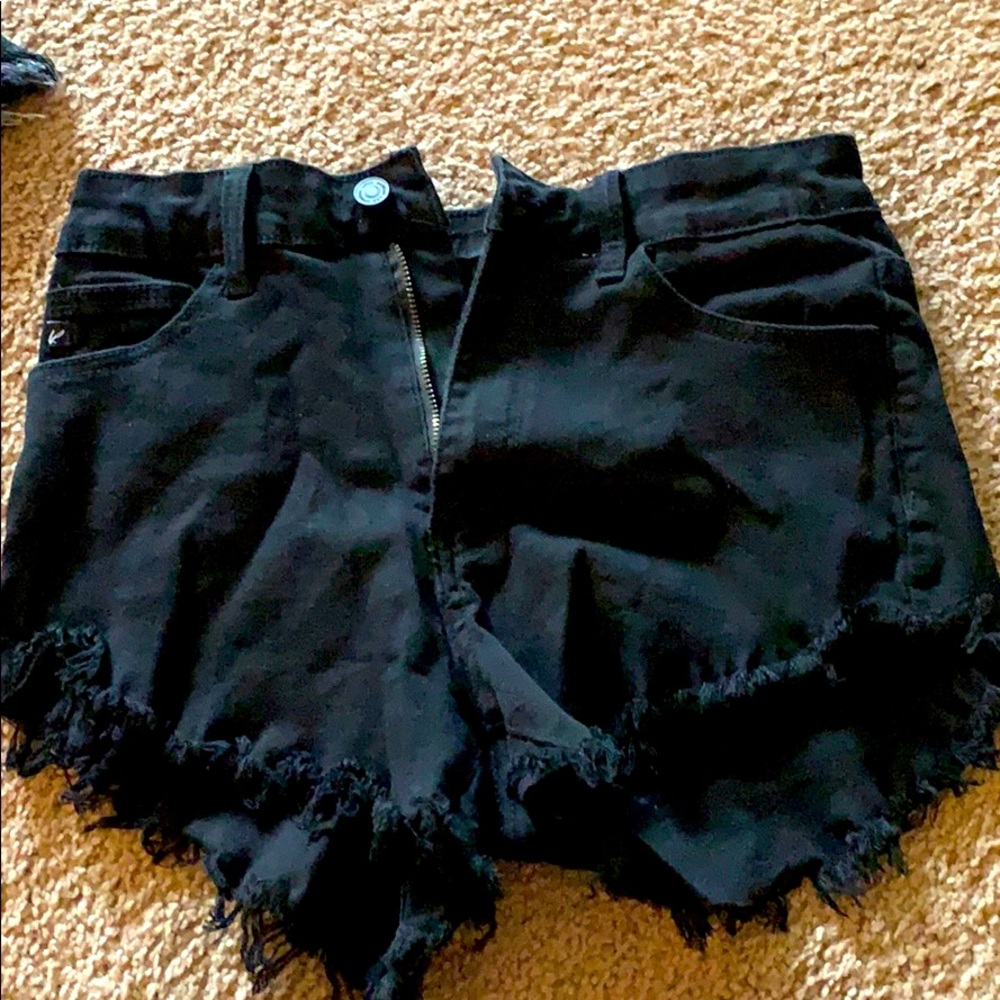 Black shorts